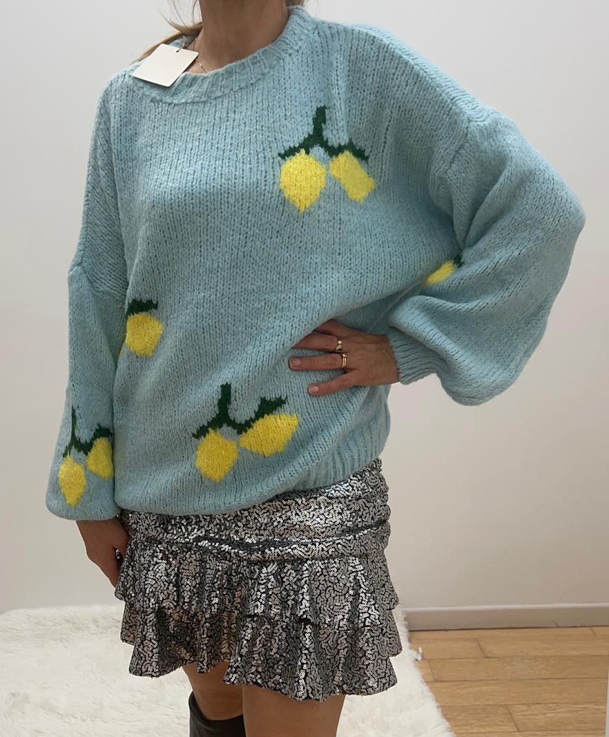 Pull bleu