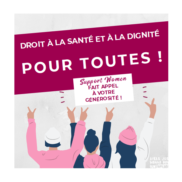 Support women - Leaflet - Droit à la santé et dignité pour toutes