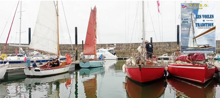 Les Vieux Gréements aux « Voiles de tradition » de Pornic, août 2024