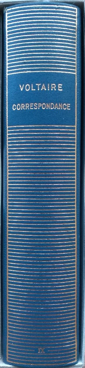 Volume 322 de Voltaire dans la Bibliothèue de la Pléiade