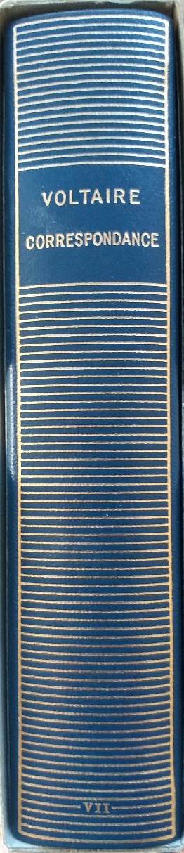 Volume 296 de Voltaire dans la Bibliothèue de la Pléiade