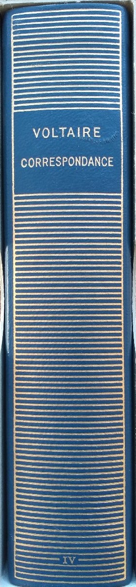 Volume 270 de Voltaire dans la Bibliothèue de la Pléiade