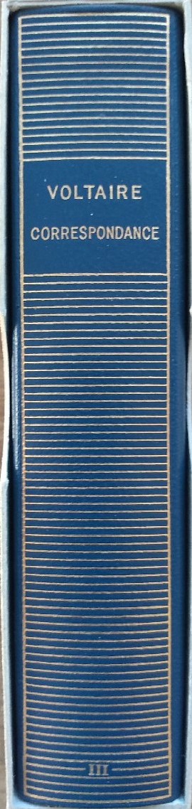 Volume 259 de Voltaire dans la Bibliothèue de la Pléiade