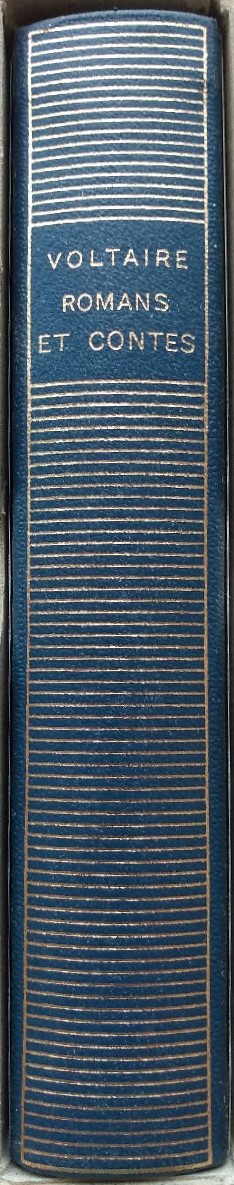 Volume 3 de Voltaire dans la Bibliothèue de la Pléiade