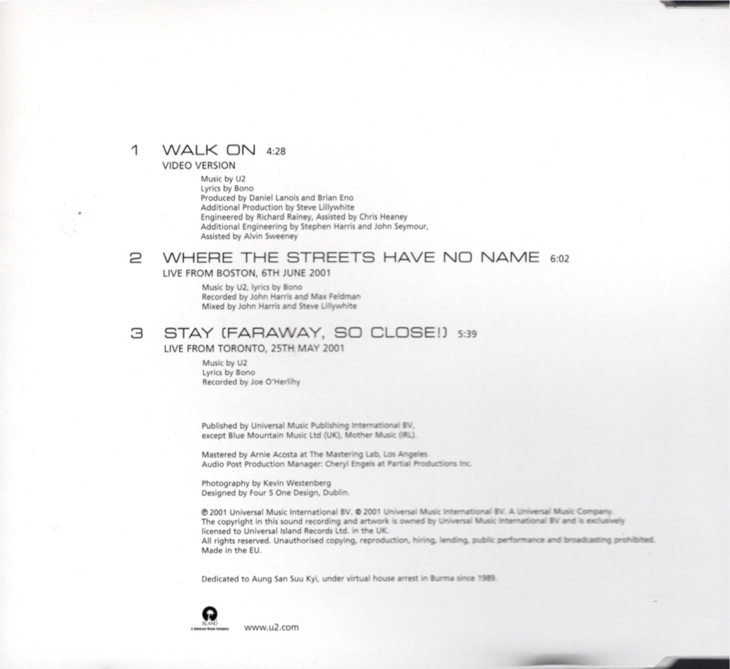 Walk uk cid 788 insert 