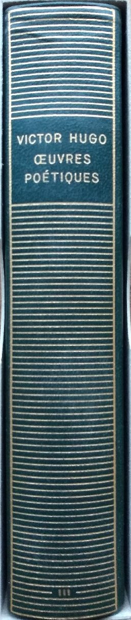 Volume 260  de Victor Hugo dans la Bibliothèue de la Pléiade