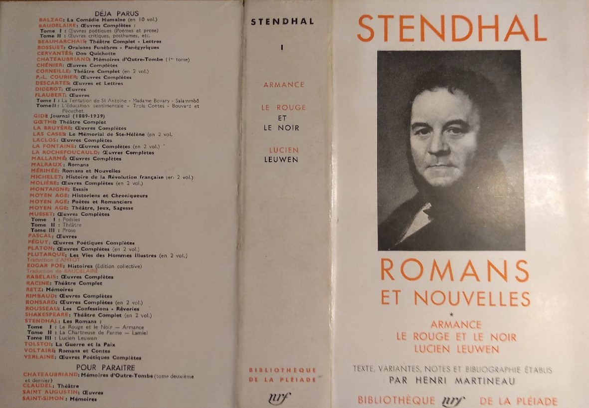STENDHAL Voyages en France Pleiade-