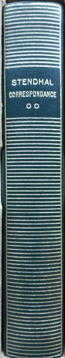 Volume 196 de Stendhal dans la Bibliothèque de la Pléiade.
