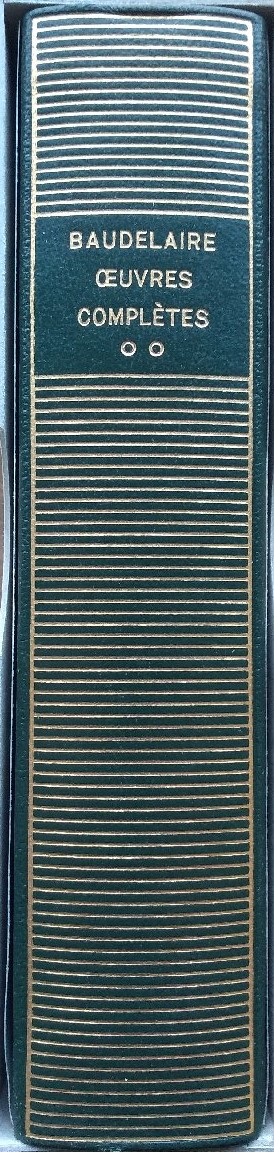 Volume 7 de Baudelaire dans la Bibloithèque de la Pléiade.