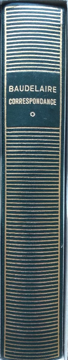Volume 247 de Baudelaire dans la Bibloithèque de la Pléiade.