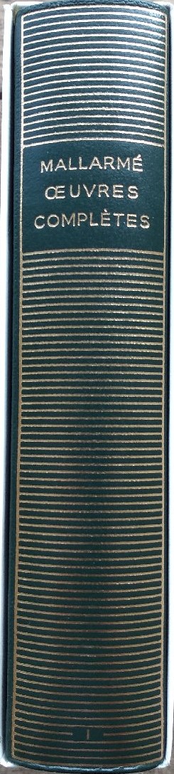 Volume 65 de Stéphane Mallarmé dans la Bibliothèque de la Pléiade.