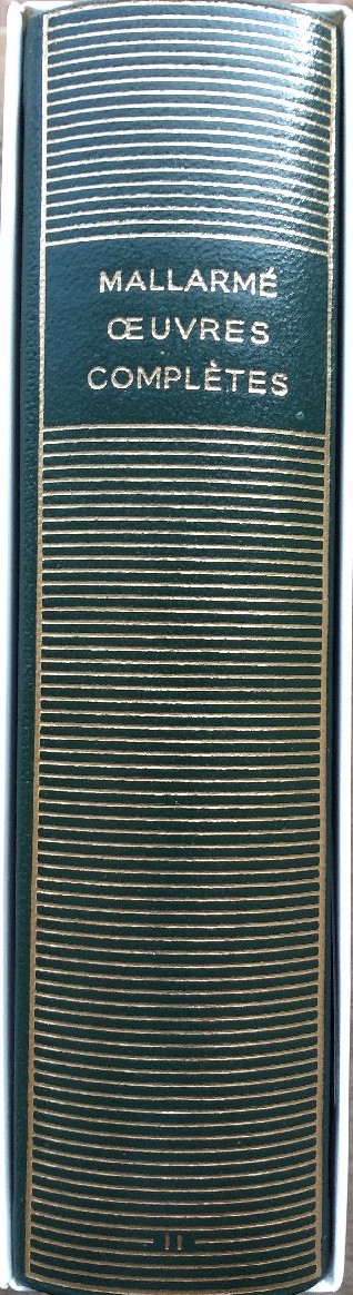 Volume 497 de Stéphane Mallarmé dans la Bibliothèque de la Pléiade.