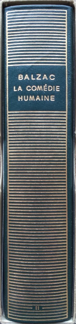 Volume 27 de Balzac dans la Bibliothèque de la Pléiade.