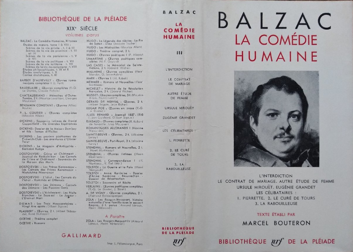 Balzac dans la bibliothèque de la Pléiade