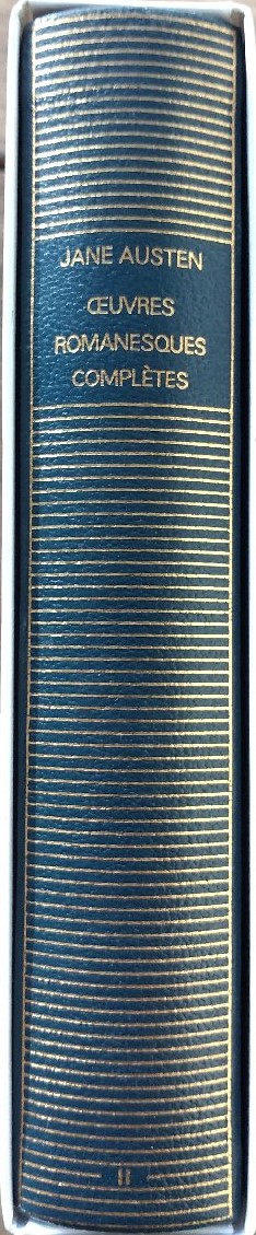 Volume 592 de Jane Austen dans la Bibliothèque de la Pléiade.