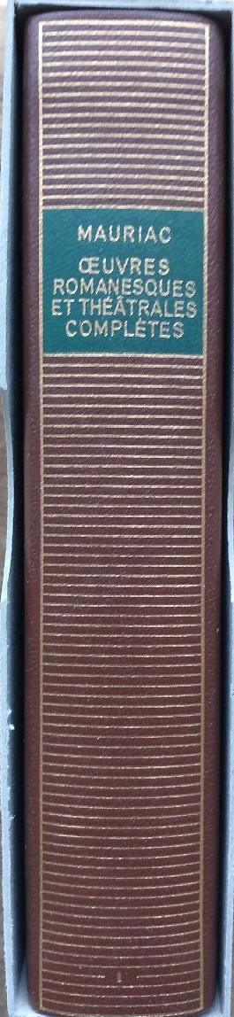 Volume 271 de Mauriac dans la Bibliotèque de la Pléiade