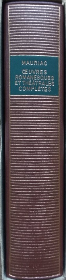 Volume 279 de Mauriac dans la Bibliotèque de la Pléiade