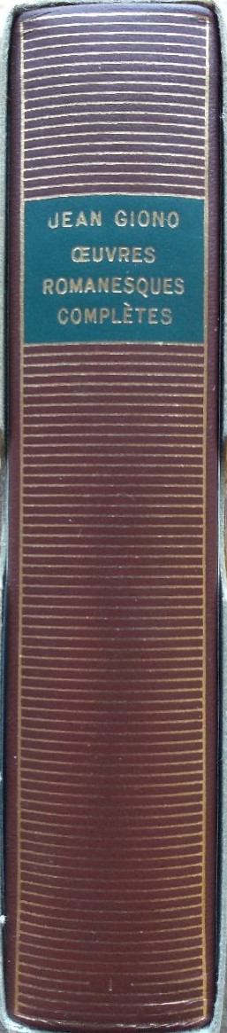 Volume 230 de Jean Giono dans la Bibliothèque de la Pléiade