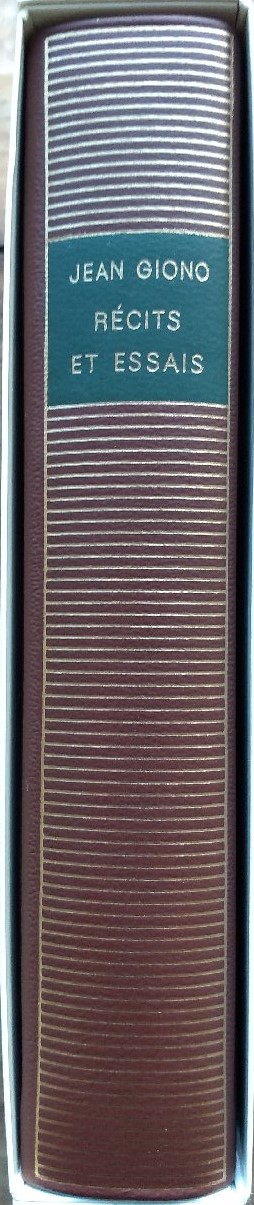 Volume 415 de Jean Giono dans la Bibliothèque de la Pléiade