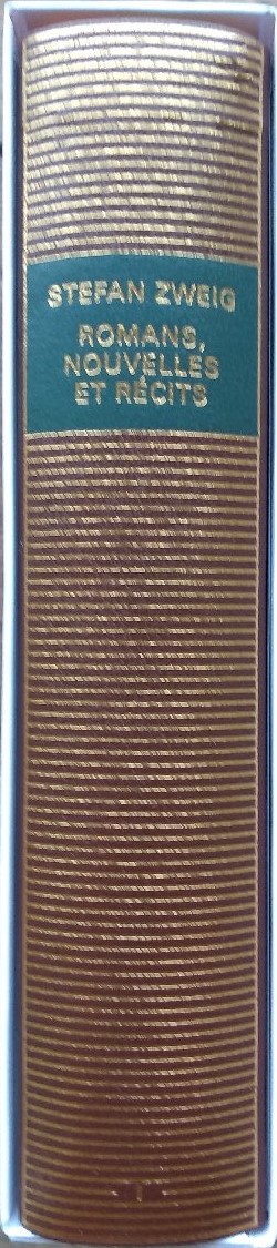 Volume 587 de Stefan Zweig dans la Bibliothèque de la Pléiade.
