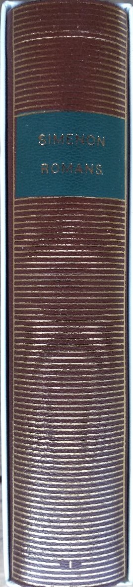 Volume 495 de Simenon dans la Bibliothèque de la Pléiade.