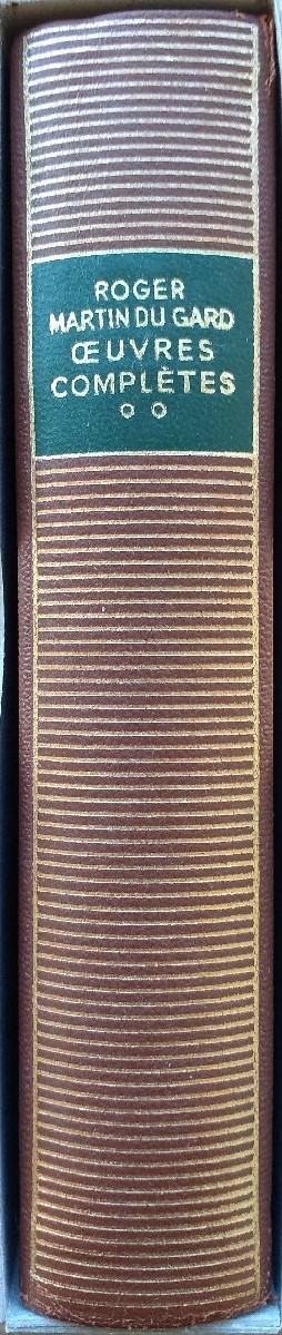 Volumes 114 de Roger Martin du Gard dans la Bibliothèque de la Pléiade.