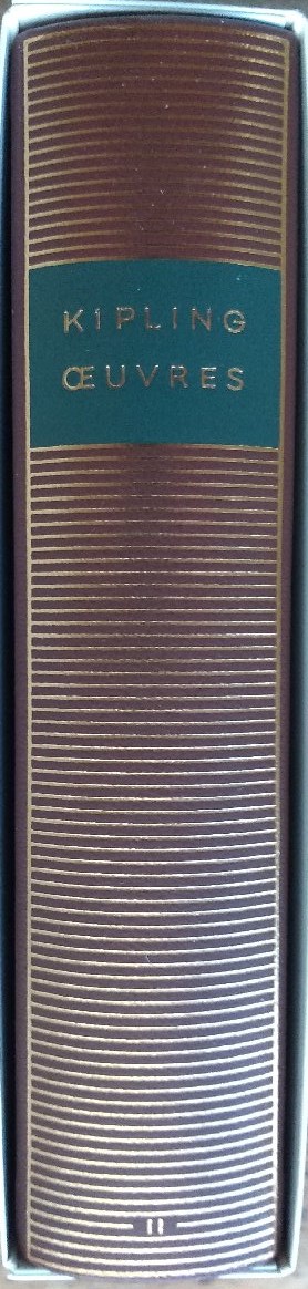 Volume 387 de Rudyard Kipling dans la Bibliothèque de la Pléiade.