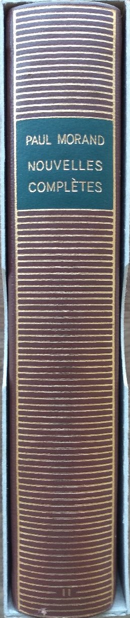 Volume 393 de Paul Morand dnas la Bibliothèque de la Pléiade.