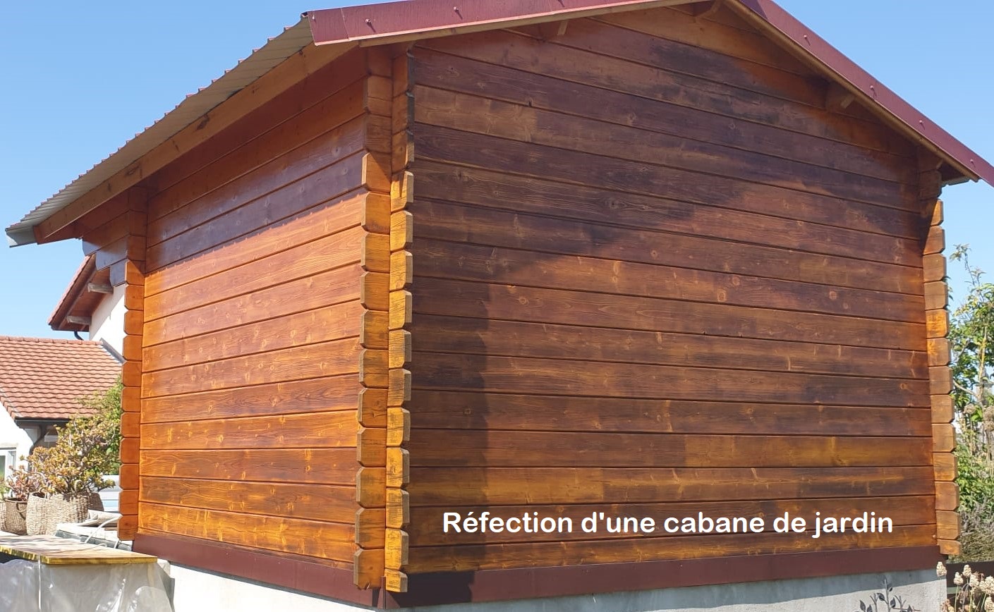 Renovation d une cabane de jardin