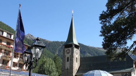 Eglise Saint-Maurice à Zermatt / Suisse