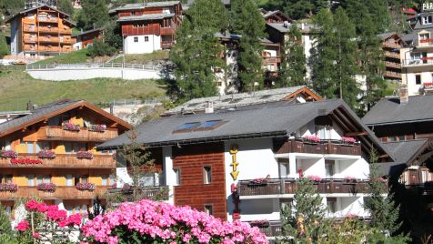 Village de Zermatt en Suisse