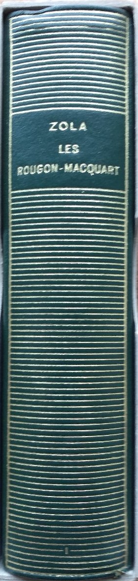 Volume 146 de Zola dans la Bibliothèque de la Pléiade.