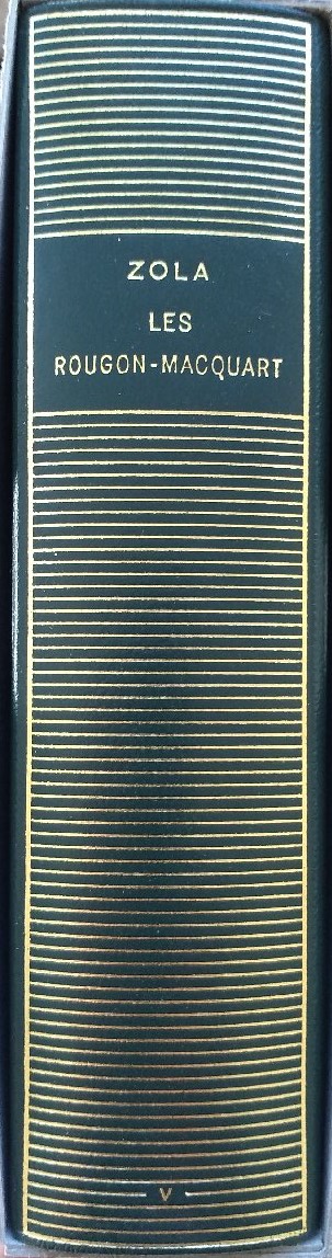 Volume 194 de Zola dans la Bibliothèque de la Pléiade.