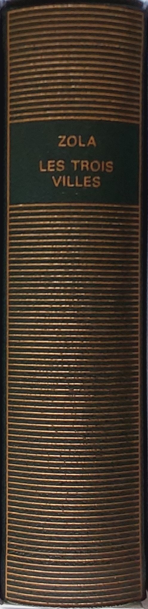 Volume 262 de Zola dans la Bibliothèque de la Pléiade.