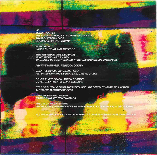 Zoo tv ja uicy 80947 insert 