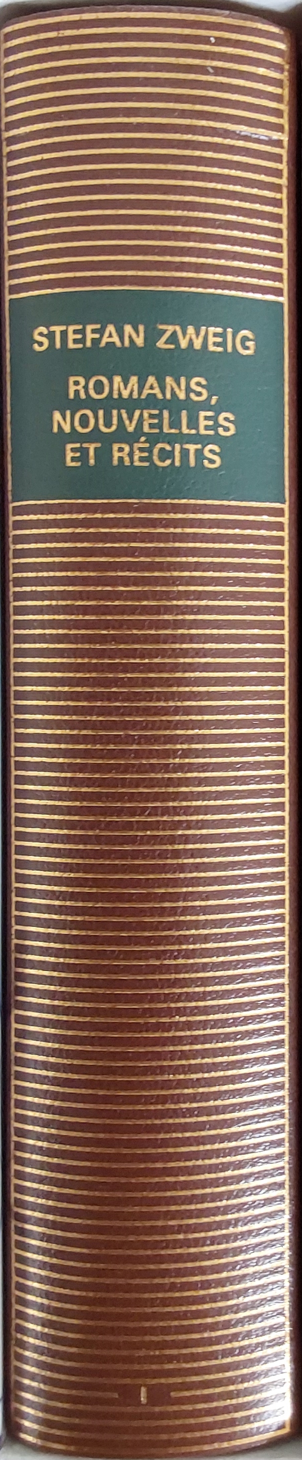 Volume 587 de Stefan Zweig dans la Bibliothèque de la Pléiade.