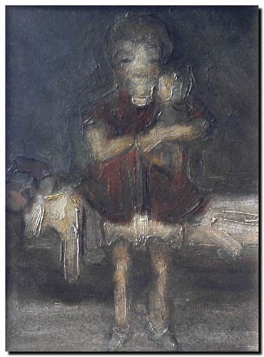 Peinture de l'artiste André Vereecken réalisée en 1960 (environ). Schilderij van kunstenaar André Vereecken gemaakt circa 1960. - 1960 (circa).03 - DIAPO