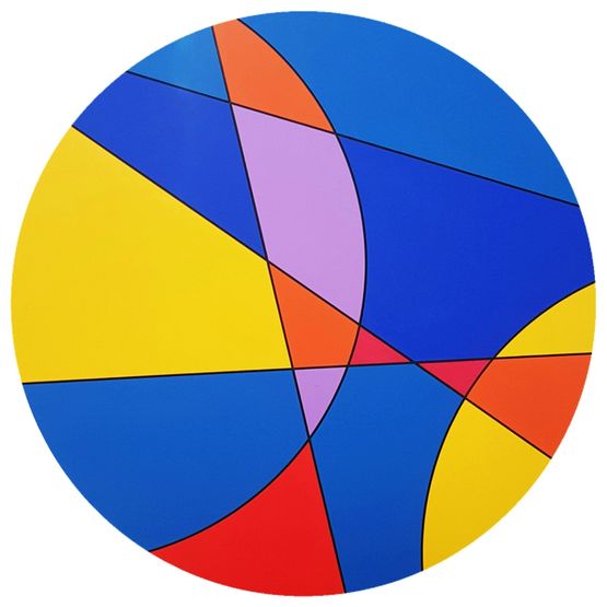 Oeuvre abstraction géometrique de l'artiste plasticien David Vereecken, La Rochelle