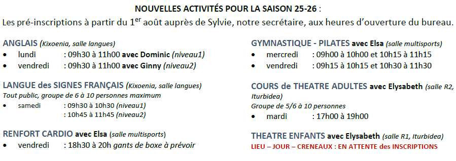 Nvelles-activites
