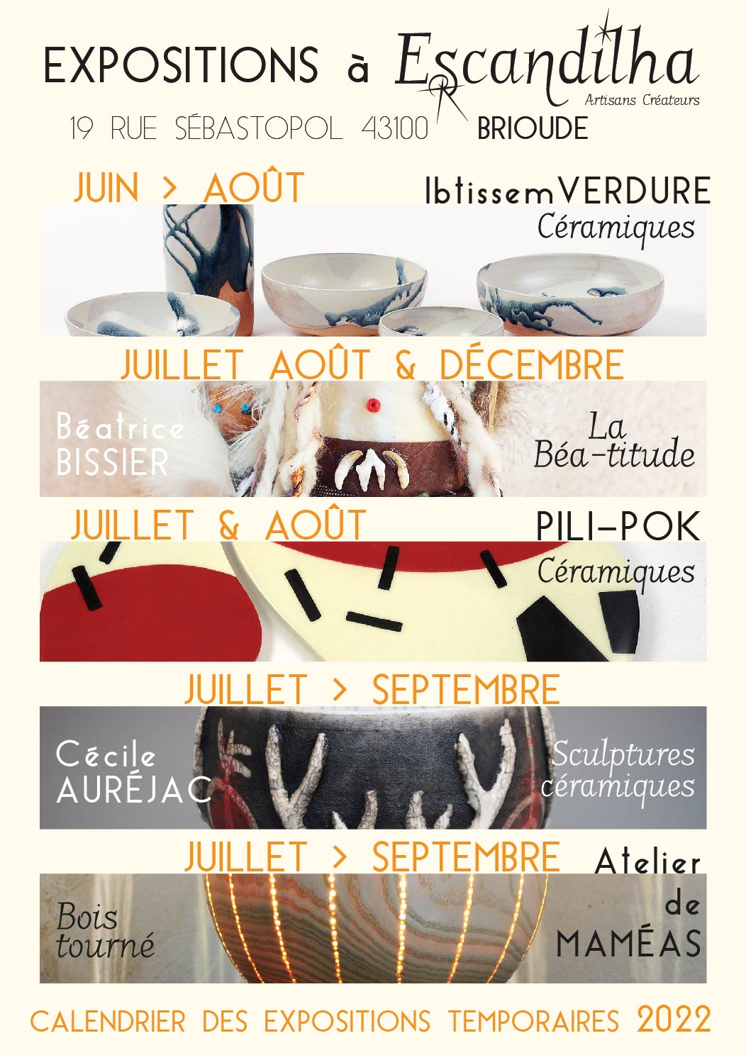 Expositions temporaires
