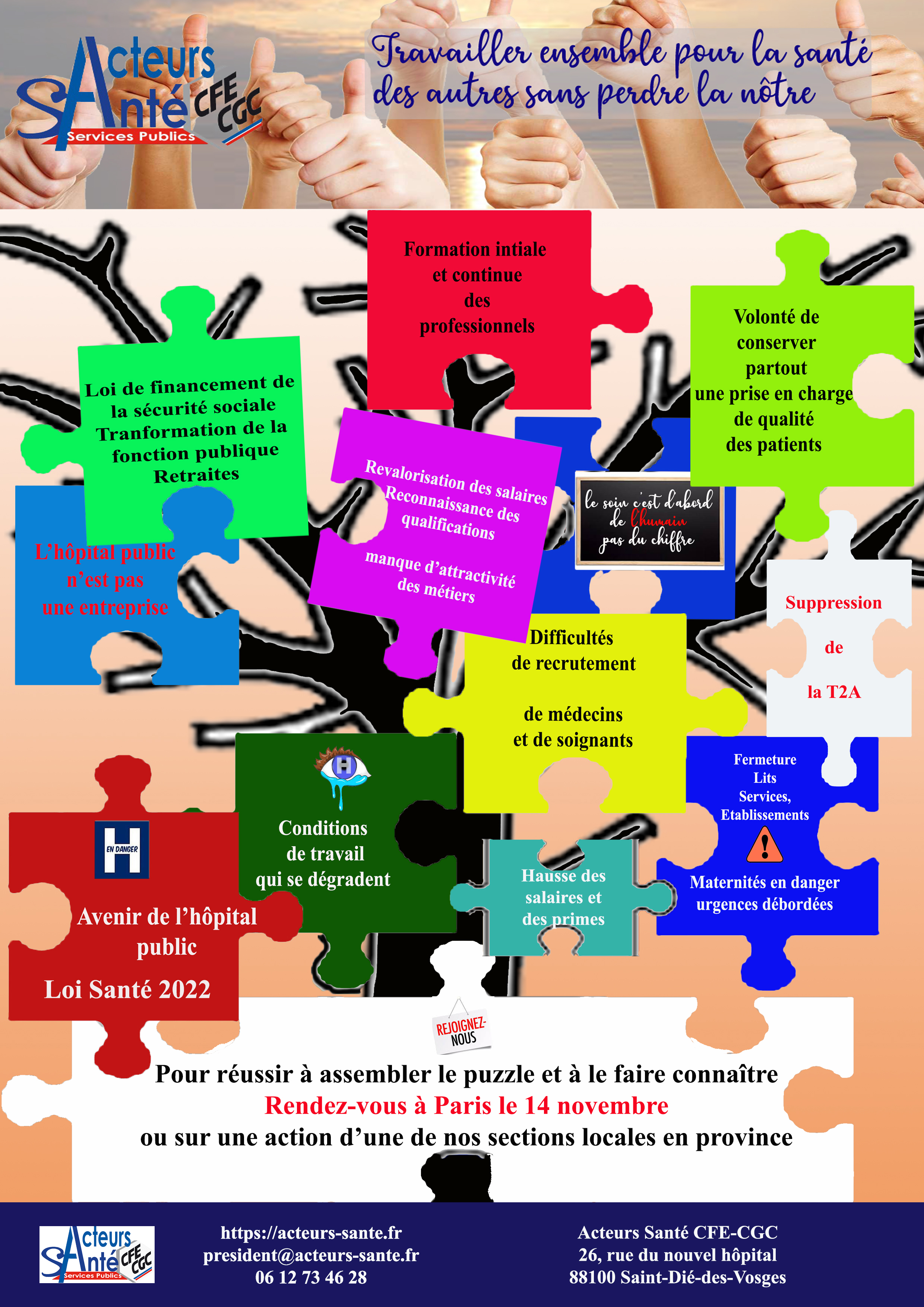 Grêve du 14 novembre 2019 - Acteurs Santé