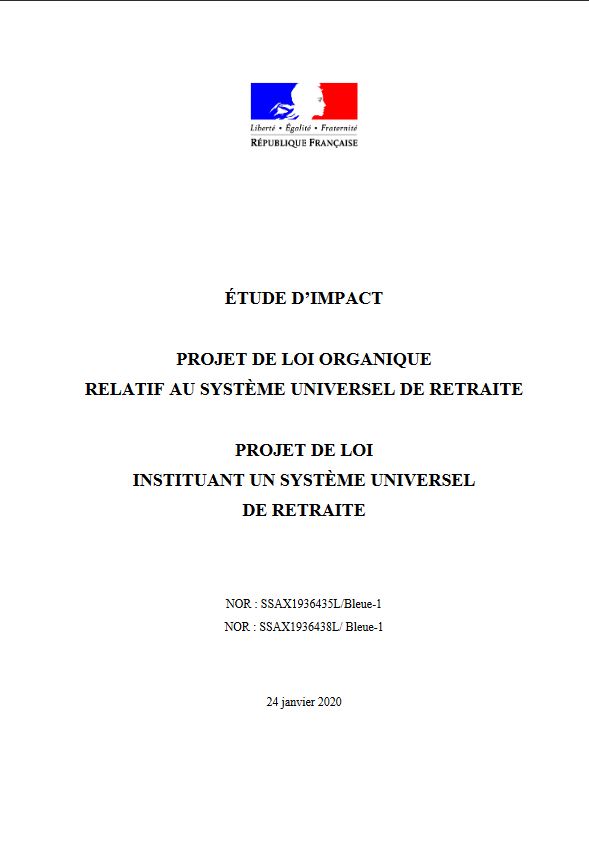 Etude d'impact projet de loi organique