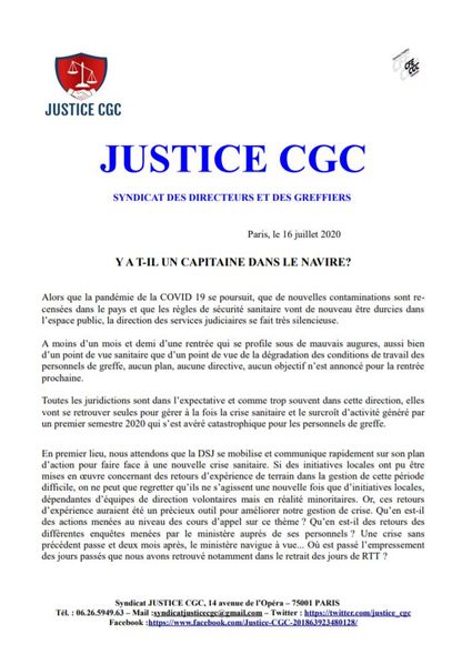 COVID19 - TRACT JUSTICE CGC