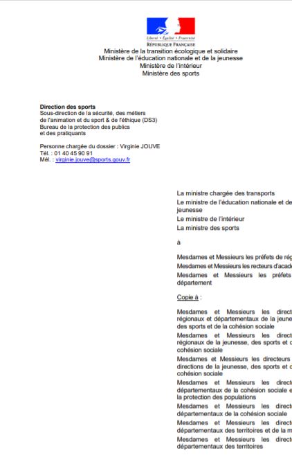 Instruction interministerielle - savoir rouler à vélo