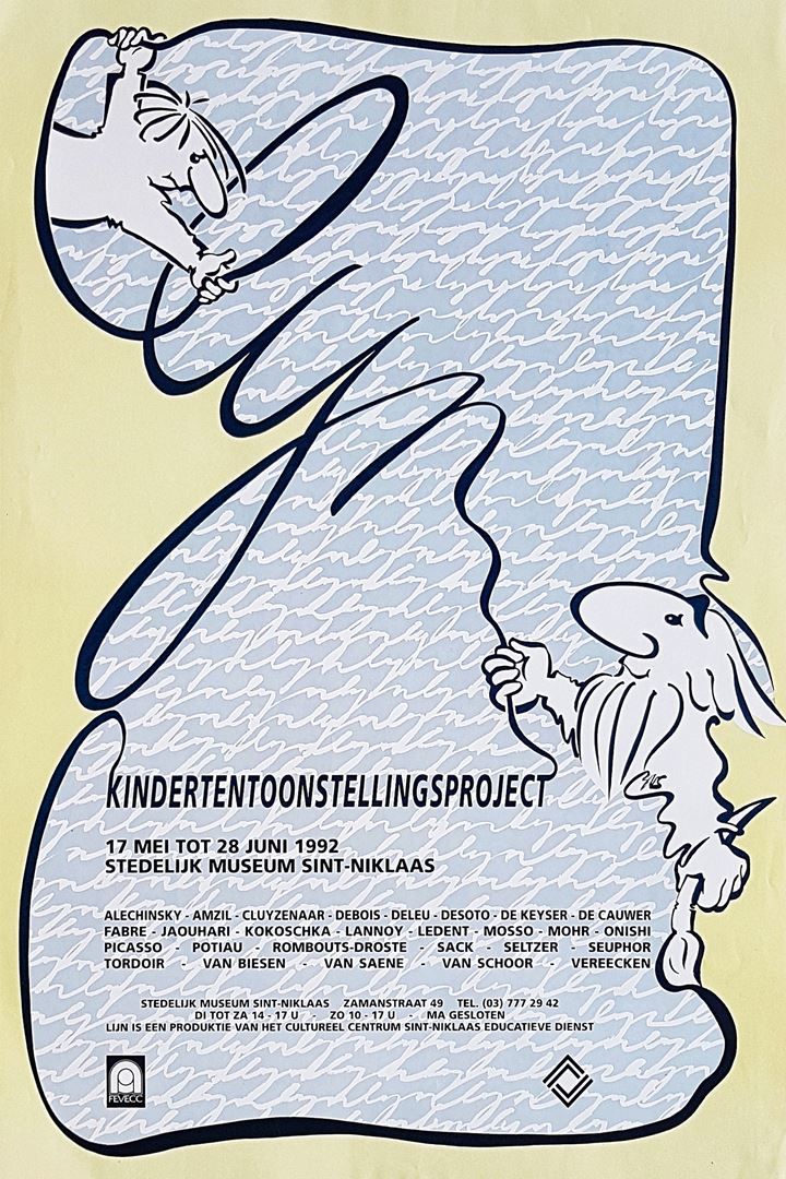 Poster tentoonstelling Reizend PROJEKT Lijn 1992-1993
