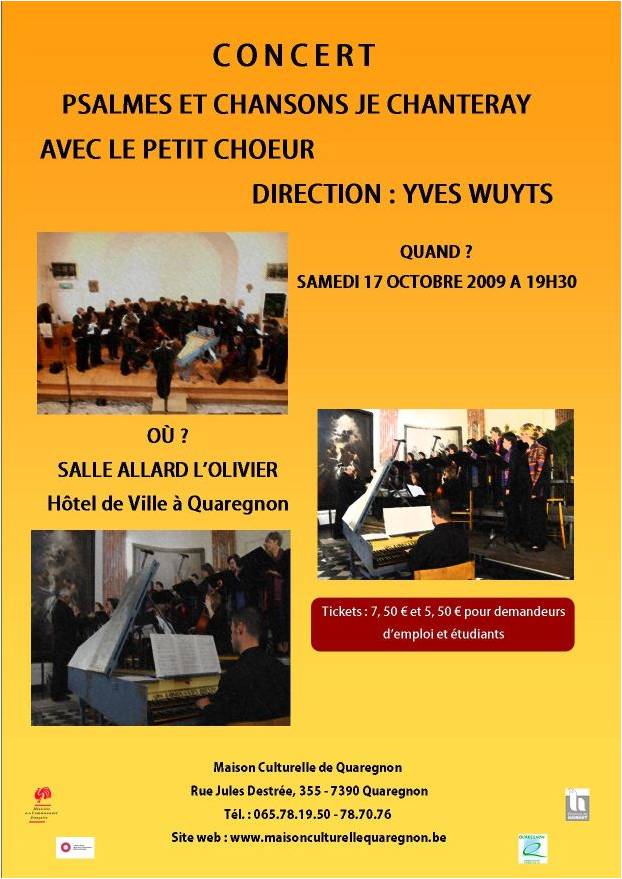 Affiche concert 091017 tournai