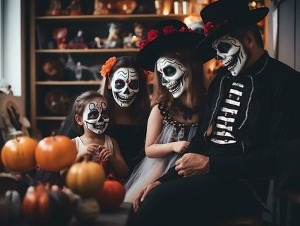 32458102-content-famille-ayant-amusement-dans-costumes-et-maquillage-sur-une-fete-de-halloween-ai-genere-gratuit-photo