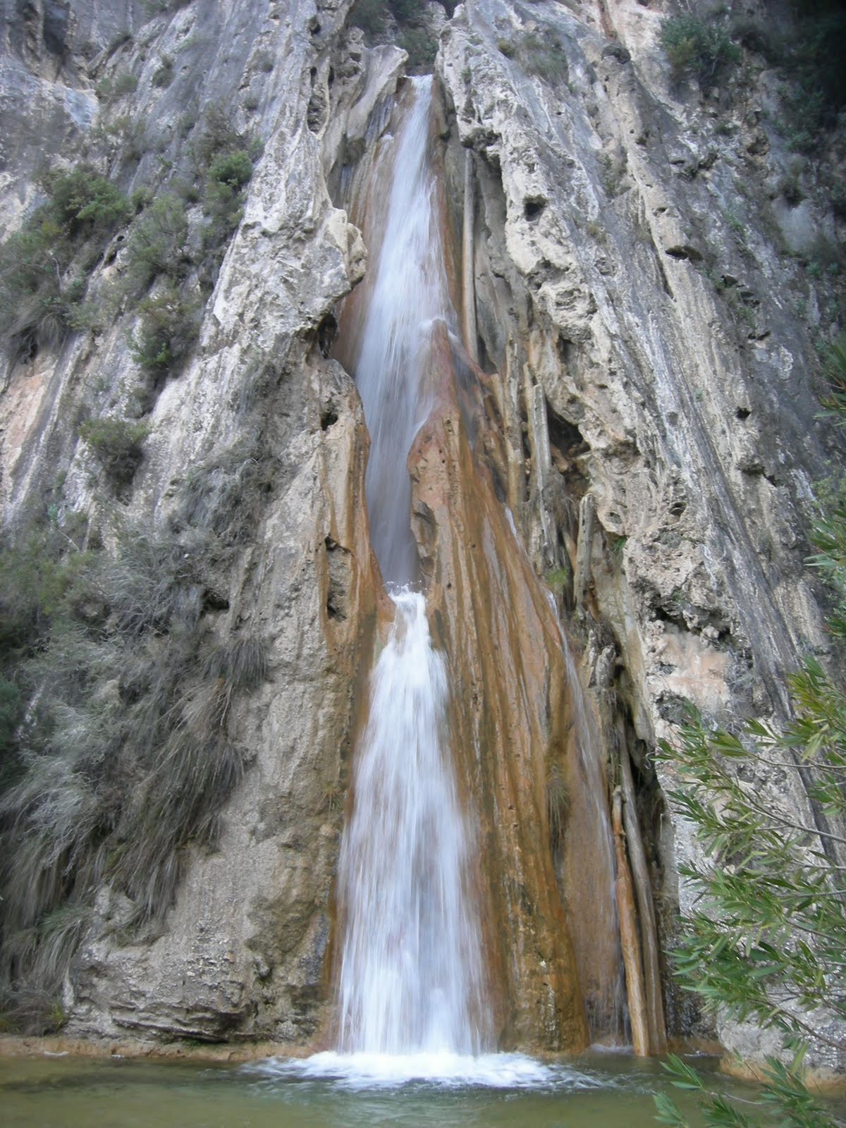 Cascade des arbres petrifies 2