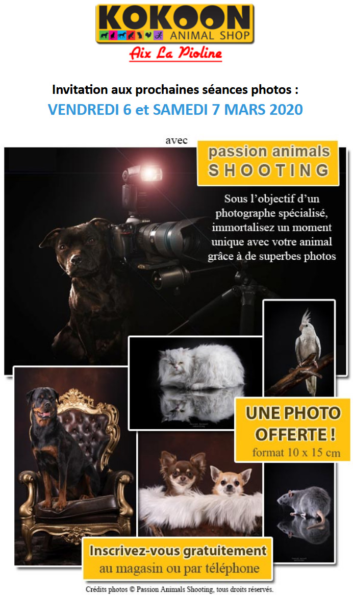 Aix - Animation photos les 6 et 7 mars