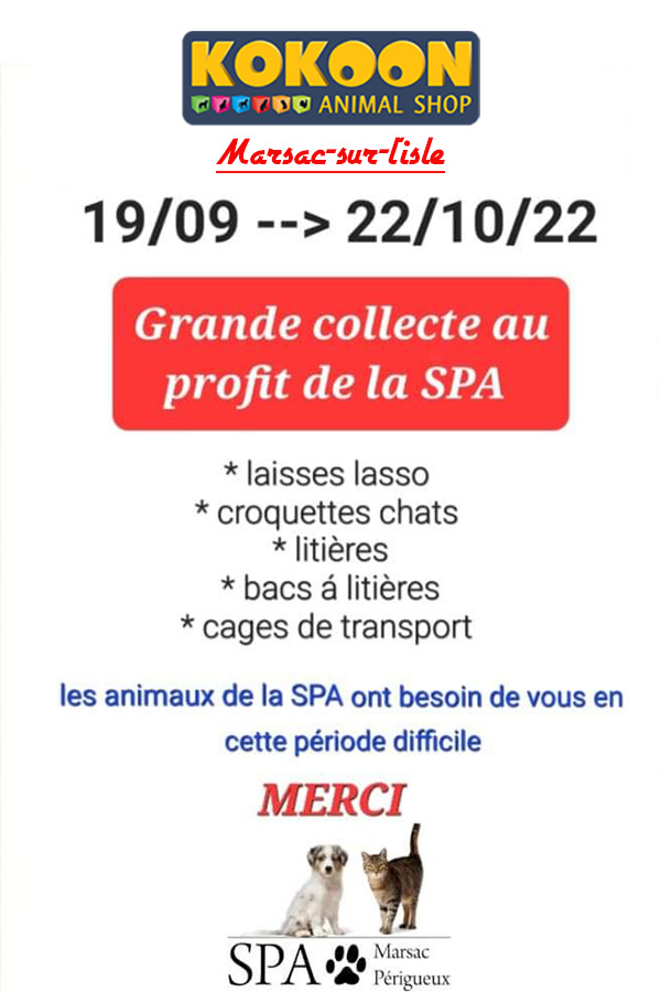 Marsac : collecte SPA